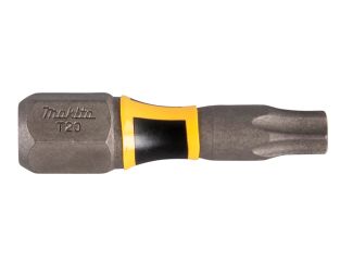 Makita Torsion Screw Bit Impact Premier, T20, 25 mm, 1/4", 2 pcs E-03218