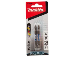 Makita Impact Premier Double Ended PZ2 Bit 65mm (2 Pack) E-06292