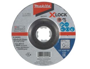 Makita X-Lock for Mild Steel 125mmx6mmx22.23mm E00393