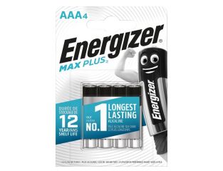 Energizer MAX PLUS™ AAA Alkaline Batteries (Pack 4) ENGMAXPAAA4