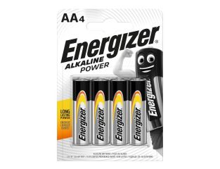 Energizer® AA Cell Alkaline Power Batteries (Pack 4) ENGPOWERAA