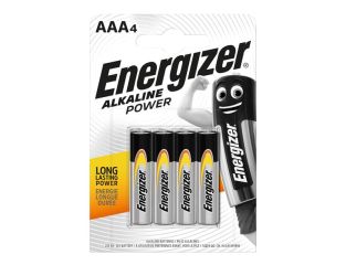 Energizer® AAA Cell Alkaline Power Batteries (Pack 4) ENGPOWERAAA