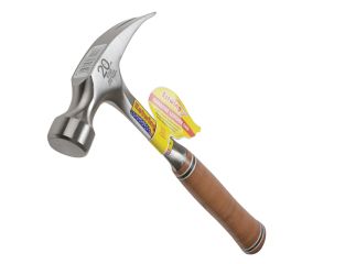 Estwing E20S Straight Claw Hammer - Leather Grip 560g (20oz) ESTE20S