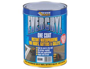 Everbuild EVERCRYL® One Coat Clear 1kg EVBEVCCL01