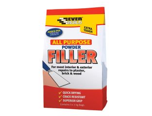 Everbuild All Purpose Powder Filler 5kg EVBFILL5