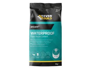 Everbuild Jetcem Waterproofing Rapid Set Cement (Single 3kg Pack) EVBJETWAT3