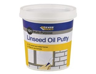 Everbuild 101 Multi-Purpose Linseed Oil Putty Natural 500g EVBMPPN05
