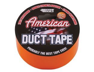 Everbuild American Duct Tape 50mm x 25m Orange EVBUSDTO25M