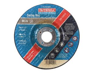 Faithfull Depressed Centre Metal Cut Off Disc 100 x 3.2 x 16mm FAI1003MDC