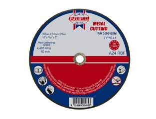 Faithfull Metal Cut Off Disc 355 x 2.8 x 25.4mm FAI3502825M