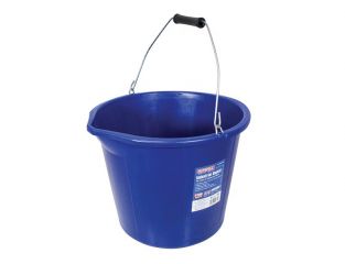 Faithfull Builder's Industrial Bucket 14 litre (3 gallon) - Blue FAI3GBUCKIN