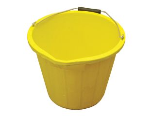 Faithfull Bucket 14 litre (3 gallon) - Yellow FAI3GBUCKYEL