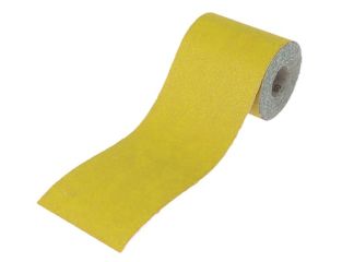 Faithfull Aluminium Oxide Sanding Paper Roll Yellow 115mm x 5m 120G FAIAR5120Y