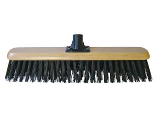 Faithfull Black PVC Platform Broom Head 450mm (18in) Threaded Socket FAIBRPVC18R
