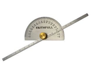 Faithfull Depth Gauge with Protractor 150mm (6in) FAIGAUGEDEPT