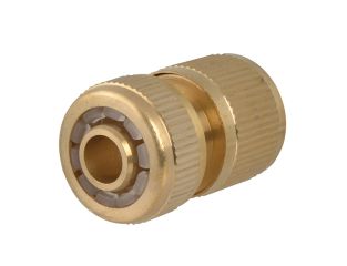 Faithfull Brass Female Water Stop Connector 12.5mm (1/2in) FAIHOSEWC