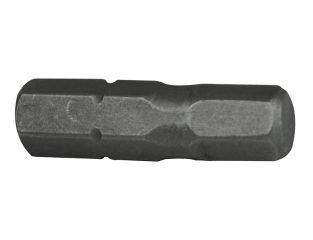 Faithfull Hex S2 Grade Steel Screwdriver Bits 3 x 25mm (Pack 3) FAISBH325