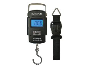 Faithfull Portable Electronic Scale 0-50kg FAISCALE50KG