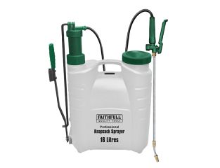 Faithfull Professional Knapsack Sprayer with Viton® Seals 16 litre FAISPRAY16HD