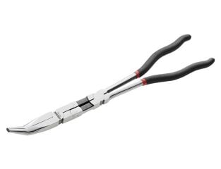 Facom Double Jointed Extra Long Half-Round Nose Pliers 45° Angle 340mm FCM19534L
