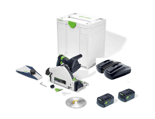 Festool Cordless 36v Plunge Saw TSC 55, 5ah Batteries and DUO Charger