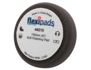 Flexipads World Class Black Polishing Foam 150mm x 50mm GRIP® FLE44215
