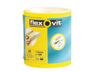 Flexovit High Performance Sanding Roll 115mm x 50m Fine 120G FLV69923