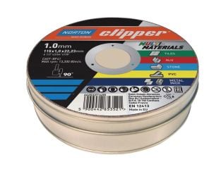 Flexovit Clipper® Multi-Materials Cutting Discs 115 x 22.23mm (Pack of 10) FLV839907
