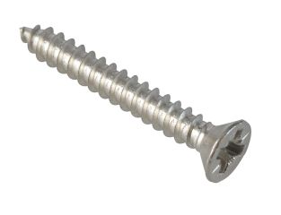 ForgeFix Self-Tapping Screw Pozi Compatible CSK A2 SS 1in x 6 ForgePack 30 FOR184607