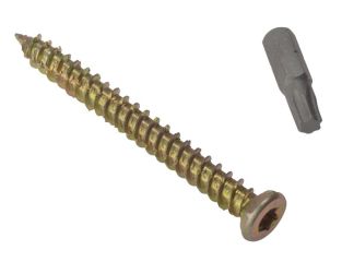 ForgeFix Concrete Frame Screw TORX® Compatible High-Low Thread ZYP 7.5 x 112mm Box 100 FORCFS112