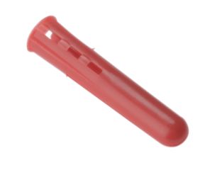 ForgeFix Expansion Wall Plugs Plastic Red 6-8 ForgePack 50 FORFPEXP3