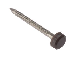 ForgeFix Polytop Pin Brown Stainless Steel 25mm Box 250 FORPP25B
