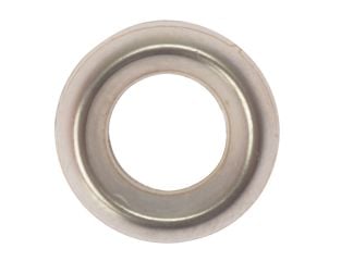ForgeFix Screw Cup Washers Solid Brass Nickel Plated No.10 Bag 200 FORSCW10NM