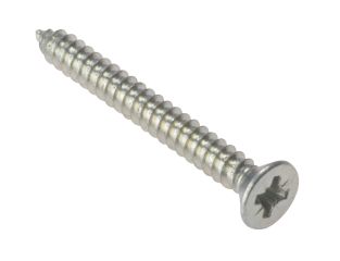 ForgeFix Self-Tapping Screw Pozi Compatible CSK ZP 1.1/2in x 8 Box 200 FORSTCK1128Z