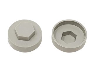 ForgeFix TechFast Cover Cap Goosewing Grey 16mm (Pack 100) FORTFCC16GG
