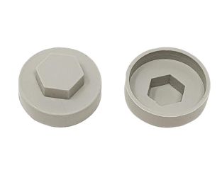 ForgeFix TechFast Cover Cap Goosewing Grey 19mm (Pack 100) FORTFCC19GG