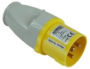 Faithfull Power Plus Yellow Plug 16A 110V FPPPLUG110