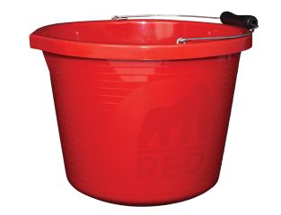 Red Gorilla Premium Bucket 14 litre (3 gallon) - Red GORPRMR
