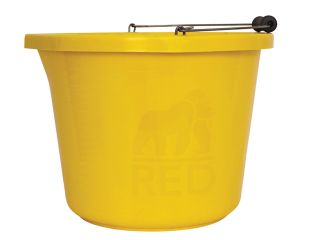 Red Gorilla Premium Bucket 14 litre (3 gallon) - Yellow GORPRMY