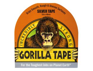 Gorilla Glue Gorilla Tape® 48mm x 32m Silver GRGSITAPE48