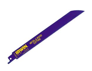 IRWIN® 610R 150mm Sabre Saw Blade Metal & Wood Cutting Pack of 2 IRW10506427