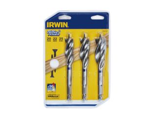 IRWIN® Blue Groove Wood Power Bit Set, 3 Piece 20 22 & 25mm IRW10507764