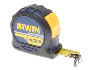 IRWIN® Professional Pocket Tape 8m/26ft (Width 25mm) Carded IRW10507795