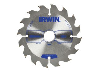 IRWIN® Construction Circular Saw Blade 125 x 20mm x 16T ATB IRW1897086