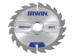 IRWIN® Construction Circular Saw Blade 130 x 20mm x 20T ATB IRW1897087