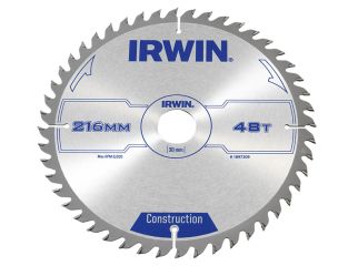 IRWIN® General Purpose Table & Mitre Saw Blade 216 x 30mm x 48T ATB IRW1897209