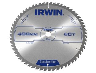 IRWIN® General Purpose Table & Mitre Saw Blade 400 x 30mm x 60T ATB IRW1897348