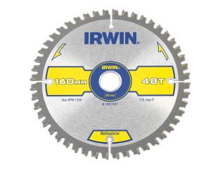IRWIN® Multi Material Circular Saw Blade 160 x 20mm x 48T TCG IRW1897437