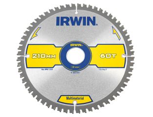 IRWIN® Multi Material Circular Saw Blade 210 x 30mm x 60T TCG IRW1897441