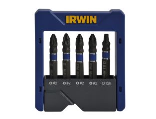 IRWIN® Phillips/Pozi/TORX Impact Screwdriver Pocket Bit Set, 5 Piece IRW1923433